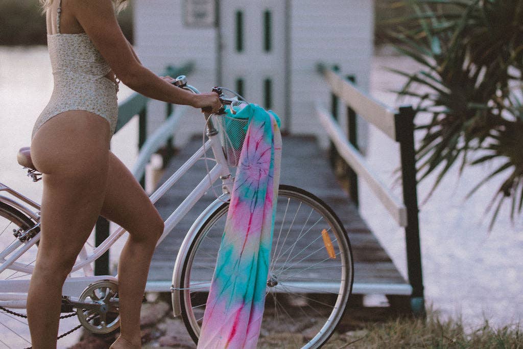 Turkish Towel Co - Wholesale Beach towel - Tie Dye Candy Turkish Towel4