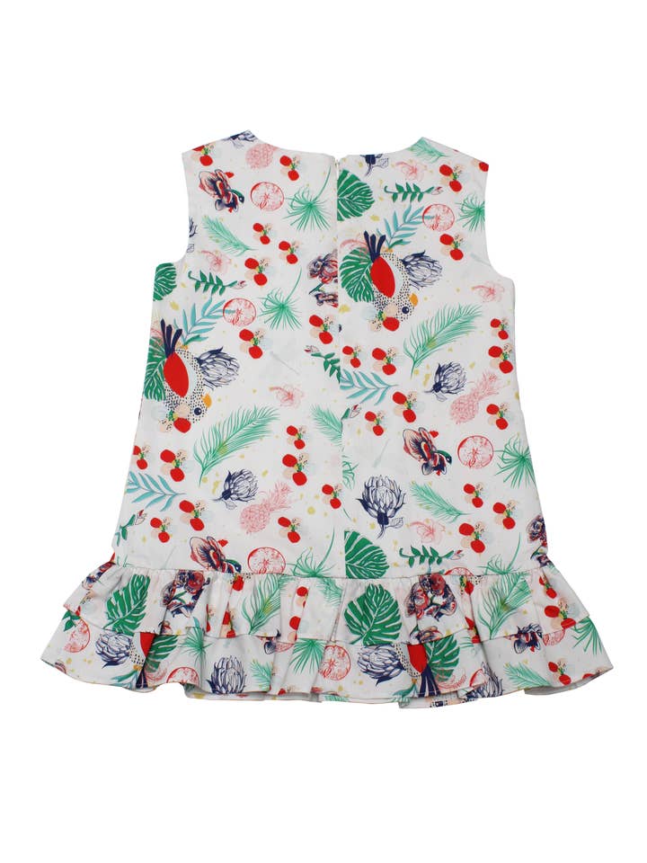 Minna - Wholesale Dress - Kids - Drop waist Dress - Tropical Paradise 7