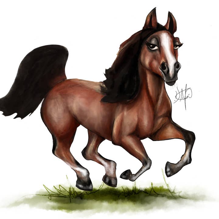 Thoroughbred Art Print for wholesale by Dafri Studios