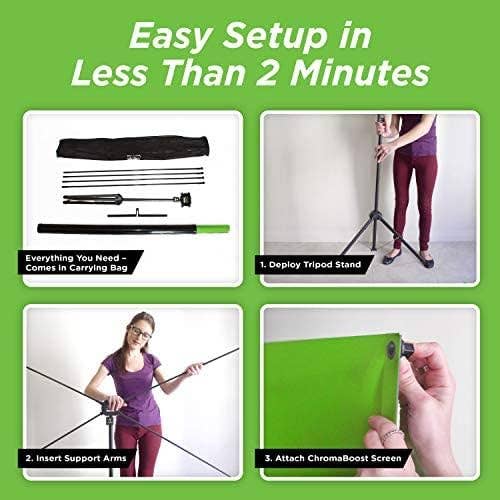 Garden Guru Lawn & Garden Tools – wholesale Photography backdrop – Valera Explorer Green Screen with Stand Large 90 Inch Screen1