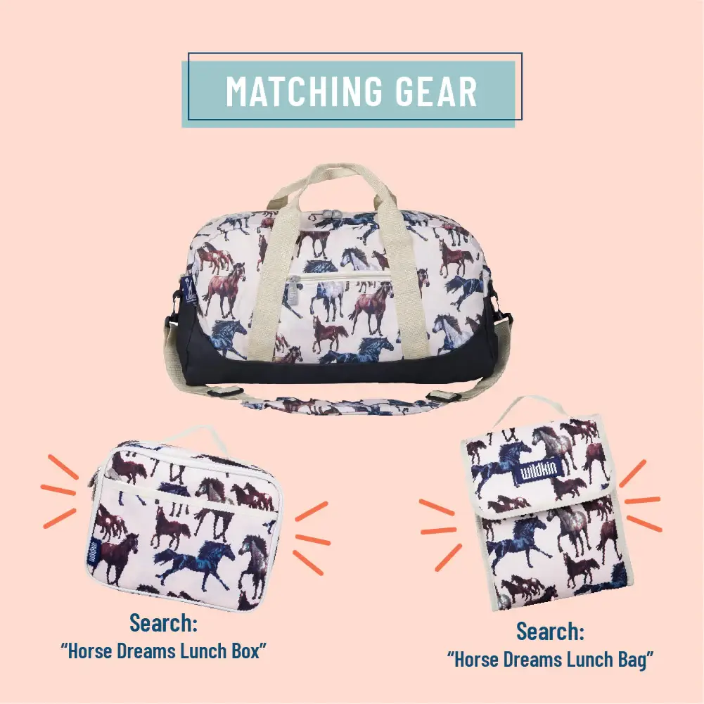 Wildkin - Wholesale Weekender Bag - Kids - Horse Dreams Overnighter Duffel Bag3