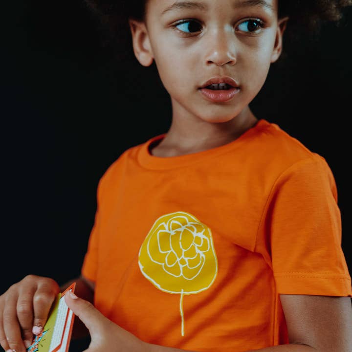 Flower Power Kids Tee for wholesale by Origin Africa