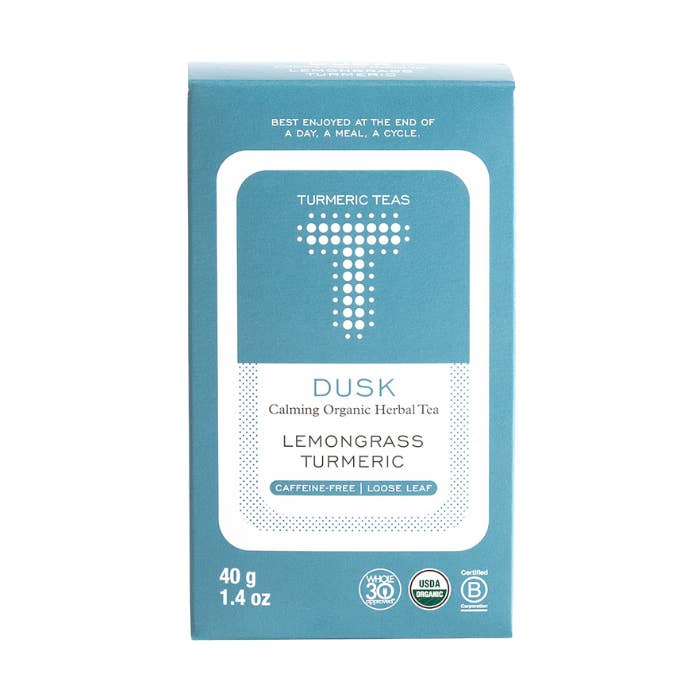 DUSK | Calming Organic Herbal Tea for wholesale by Turmeric Teas
