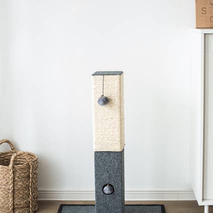 PetPals Group - Wholesale Pet Scratcher - Cat - Catry Natural Minimalist Cat Scratching Post1