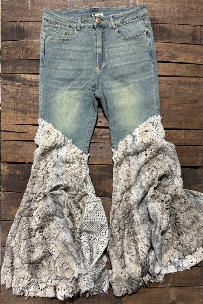Jaded Gypsy - Wholesale Jeans - Women's - Got You Covered Lace Jeans1