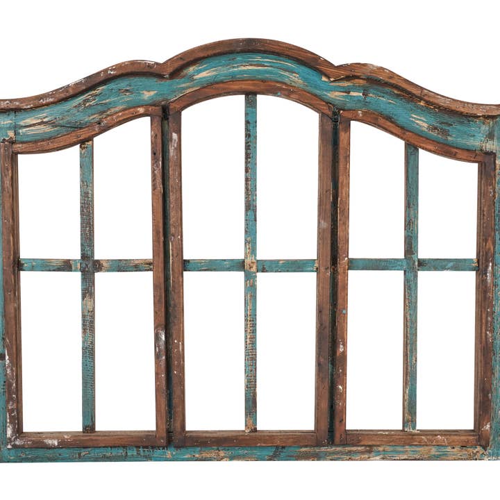 My Amigos Imports - Wholesale Dimensionele/3D-muurkunst - Bayview architectonisch houten kozijn landhuisstijl - 79x65 cm2