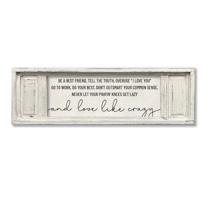 SMALL DOUBLE PANEL CANVAS AND LOVE LIKE CRAZY for wholesale by Jarmz Designs