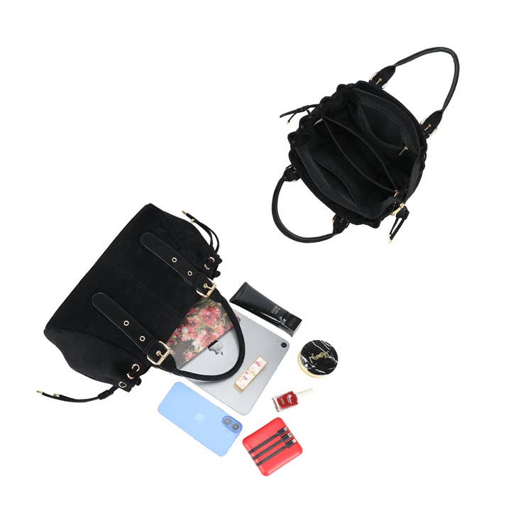 Gallantry - Wholesale Shoulder Bag - Women's - The Essential Suede3