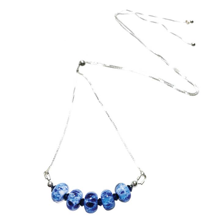 Colar Mini Conta Ice Baby Ajustável por atacado de Beach Memories® Glassworks