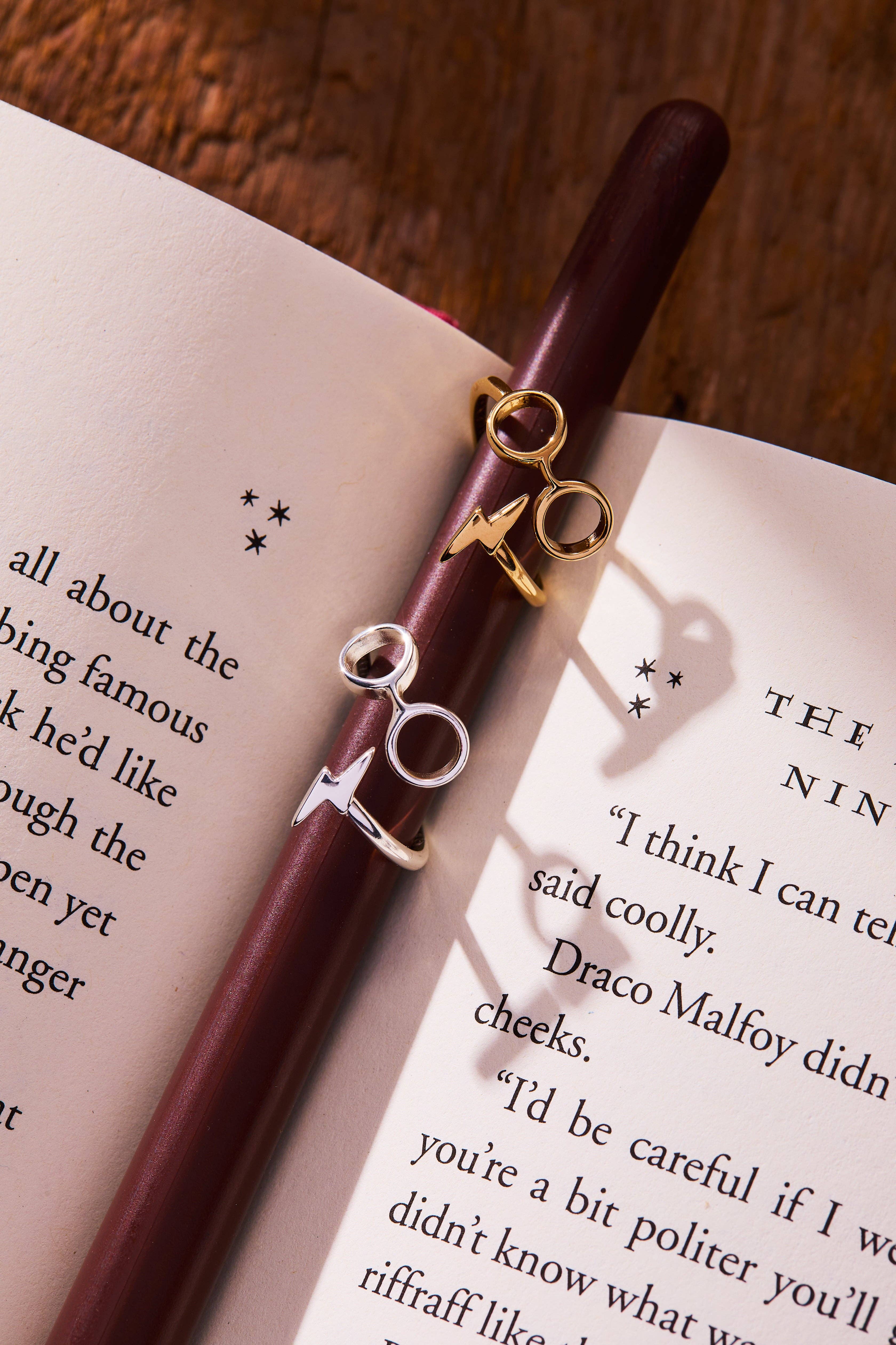 Alex and Ani - Wholesale Cocktail/Statement Ring - Harry Potter™ Glasses + Scar Ring Wrap5