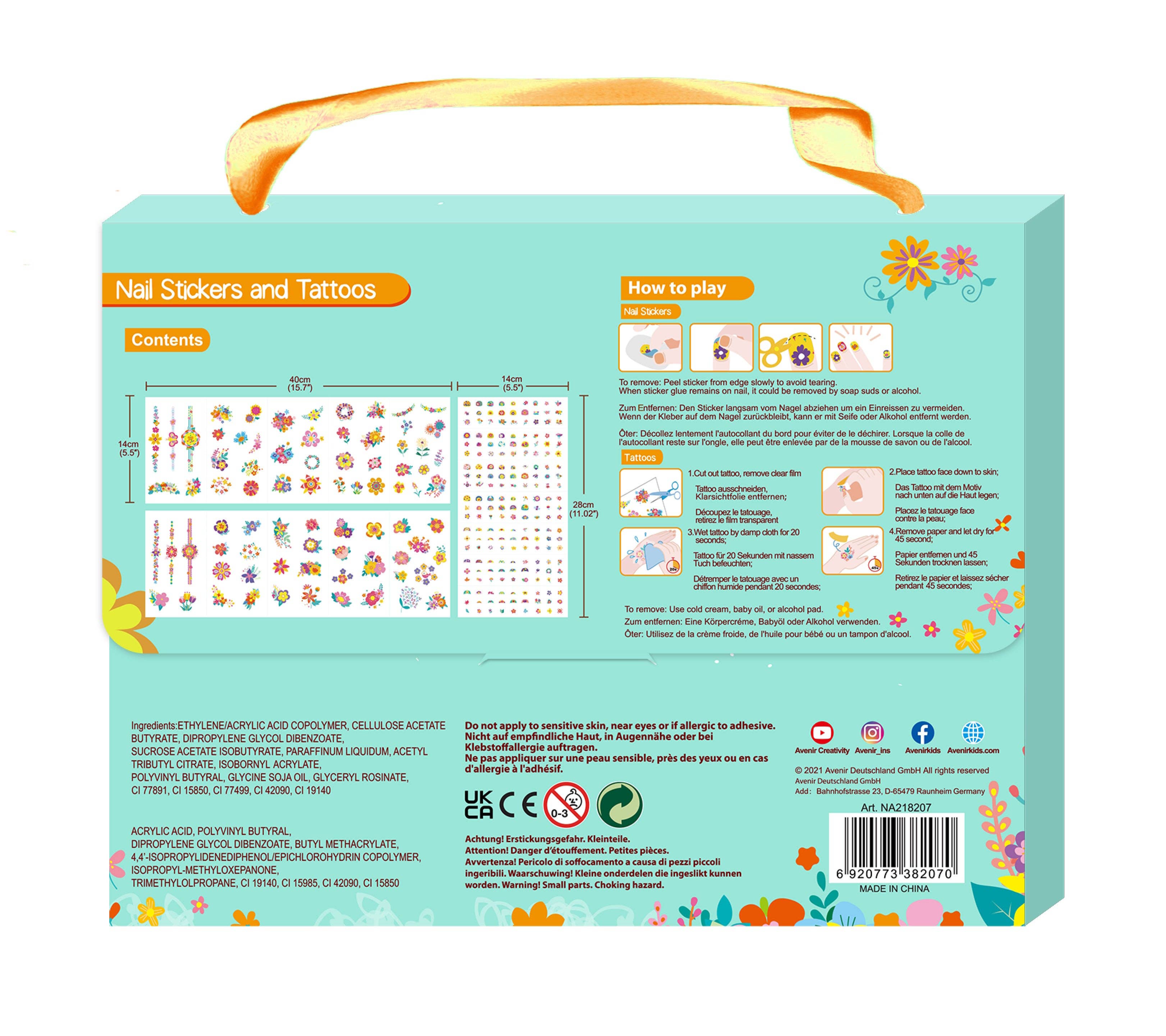 KidAntics – wholesale Temporary tattoo – Child – Nail Stickers & Tattoos Flower3