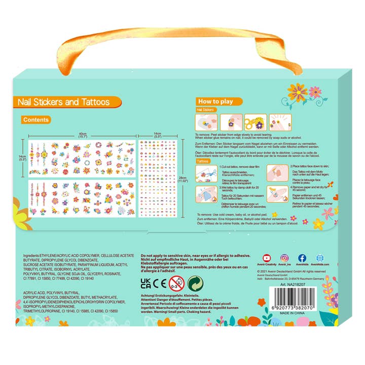 KidAntics – wholesale Temporary tattoo – Child – Nail Stickers & Tattoos Flower3