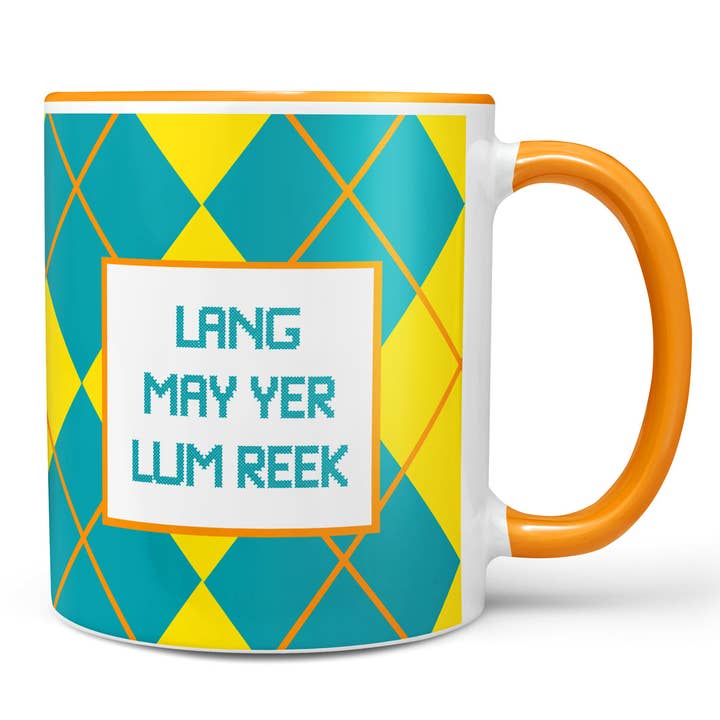 Gillian Kyle - Wholesale Coffee Mug - Lang May Yer Lum Reek Chunky Mug