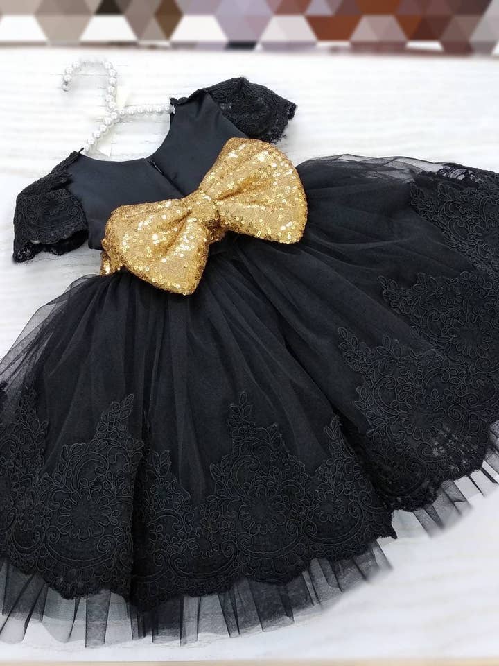 Vestido Brilho da Meia-Noite por atacado de Tiny Glamour