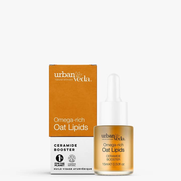 Ceramid- und Omega-Haferlipidöl für empfindliche Haut & Barrierereparatur-Booster 15ml Urban Veda für den Großhandel von Urban Veda