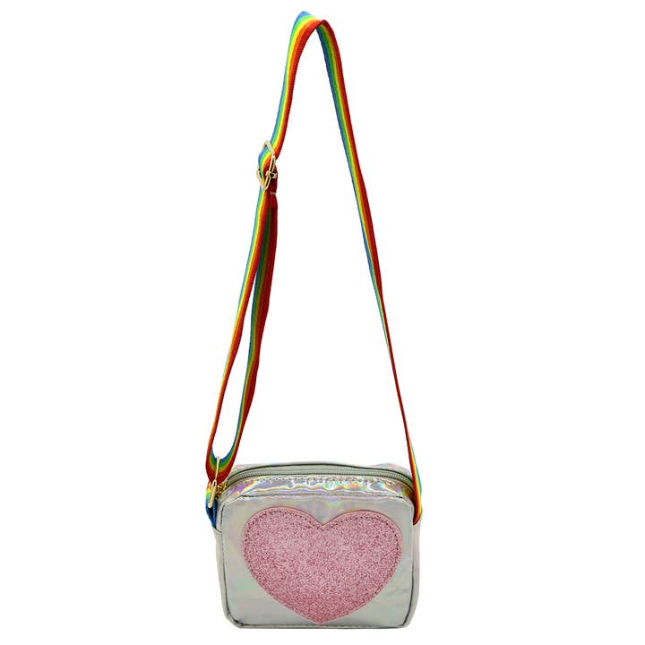 Sparkle Sisters by Couture Clips - Wholesale Crossbody Bag - Kids - Heart Purse