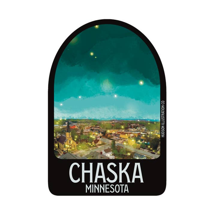 Chaska Minnesota Sticker/Magnet/Print/Postcard for wholesale by About Town Co