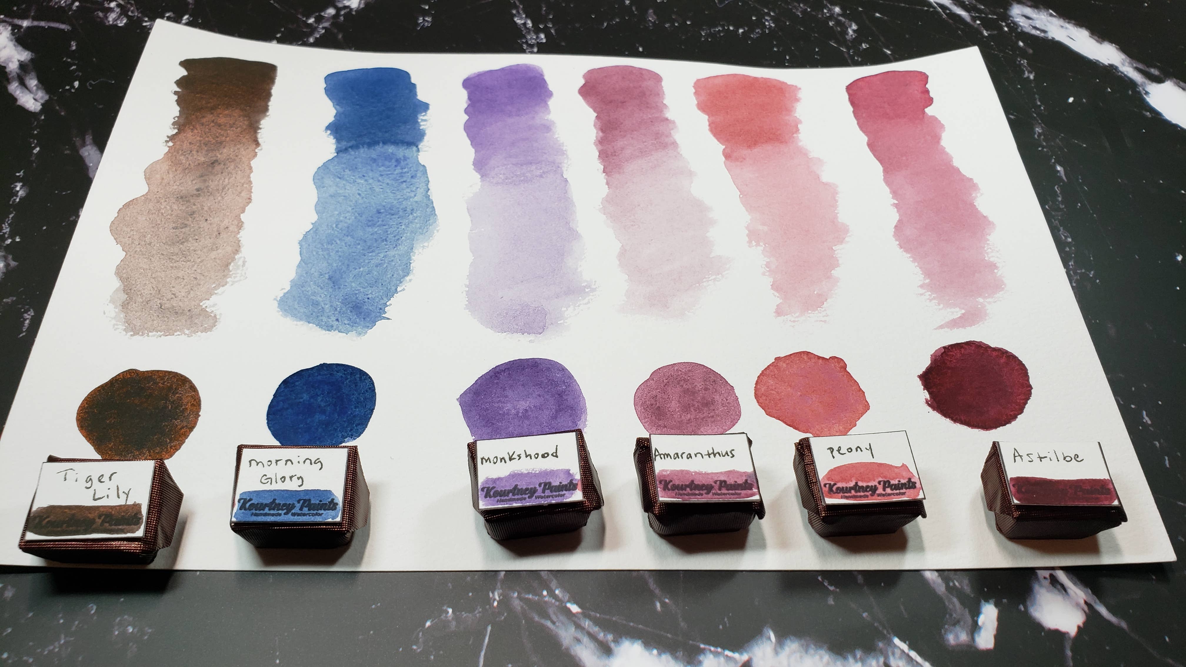 Ko-Z Paints – Großhandel Aquarellfarbe – Handgefertigte, schwer granulierte, handgemachte Aquarellfarbe6