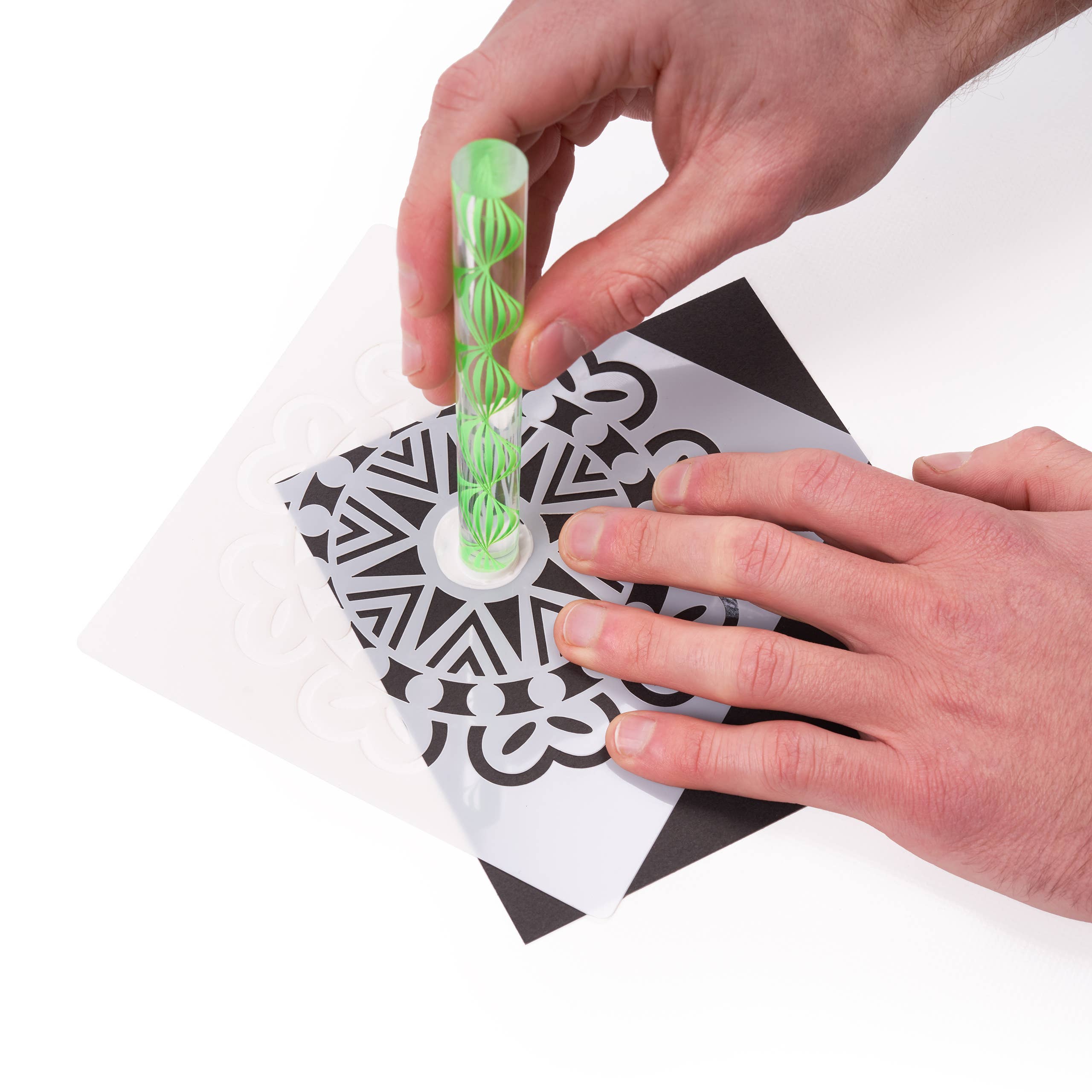 The Twiddlers – Engroshandel DIY-hobbysæt – 35 dele mandala prikværktøjssæt til sten, papir og negle2