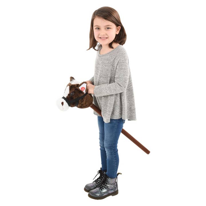 La Luna Bella - Toys - Wholesale Classic Toy - Kids - 30" BROWN STICK HORSE - LLB kids toys0