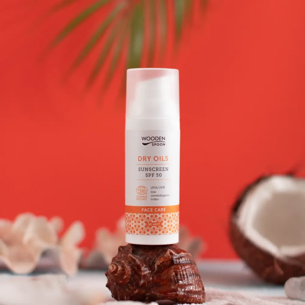 Wooden Spoon - Wholesale Sunscreen - Organic Certified Sunscreen Dry Oils SPF 50 (Face)  - 50ml2