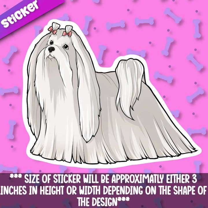 Maltesisk klistermærke for engroshandel hos Mega Kawaii Cuties