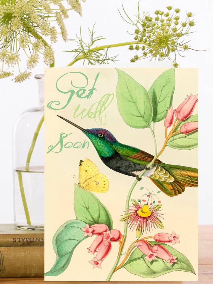 Carte WT027P ~ Get Well Soon pour la vente par Madame Treacle