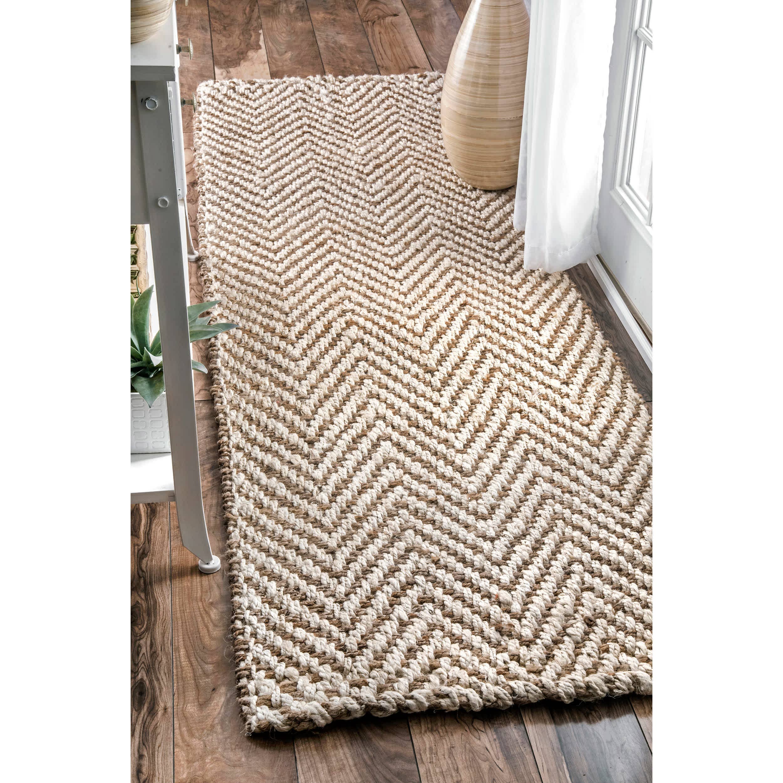nuLOOM - Wholesale Area Rug - Vania Chevron Jute Area Rug8