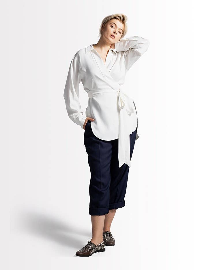 Blusa cruzada Aurora para venta al por mayor de Shegul