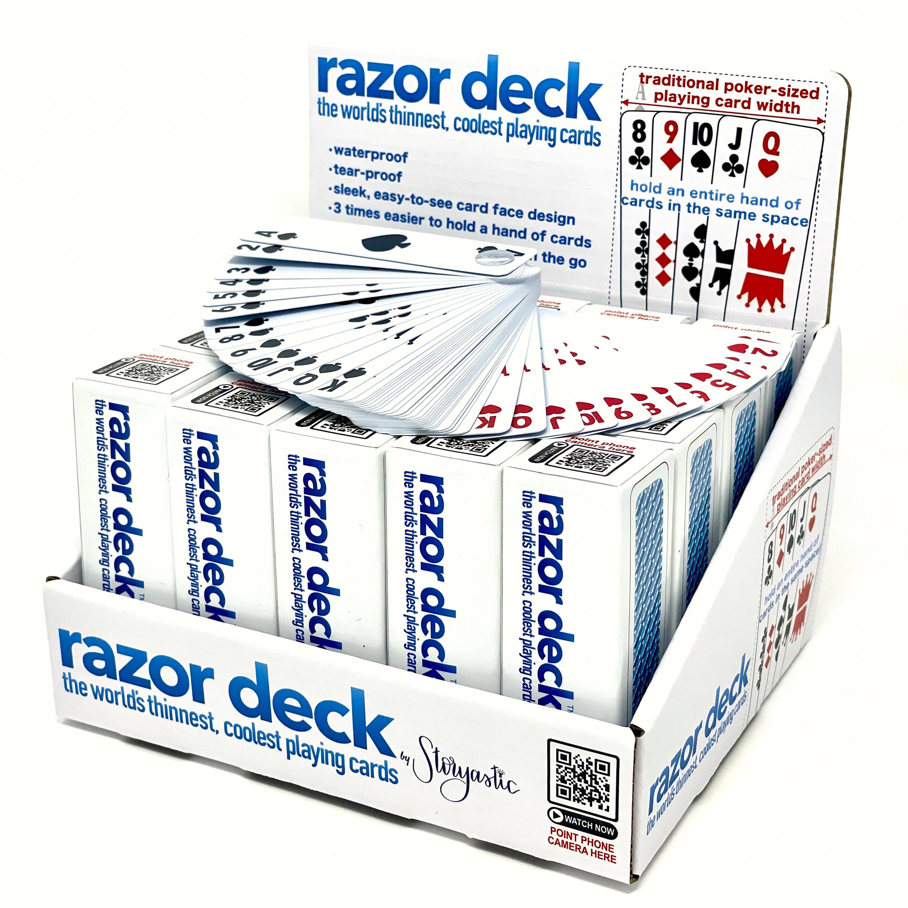 Storyastic – wholesale Playing cards – Razor Deck: The World's Thinnest, Coolest Playing Cards5