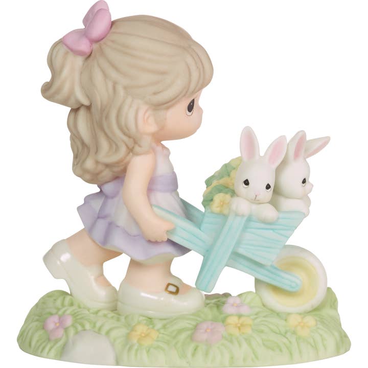 Precious Moments - Wholesale Decorative Figurine - Wishing You Bunny Kisses And Springtime Wishes Figurine1