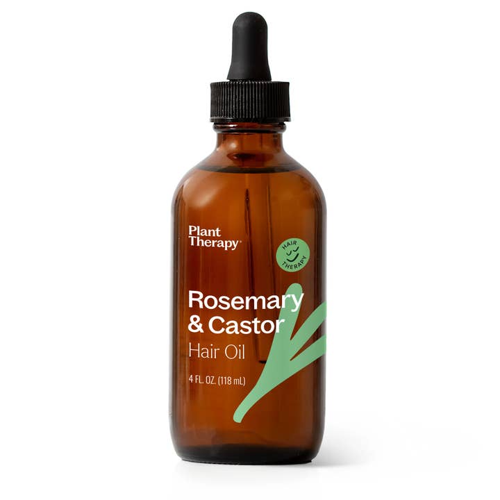 Plant Therapy - Wholesale Hair Oil - Rosemary & Castor Hair Oil 4 oz