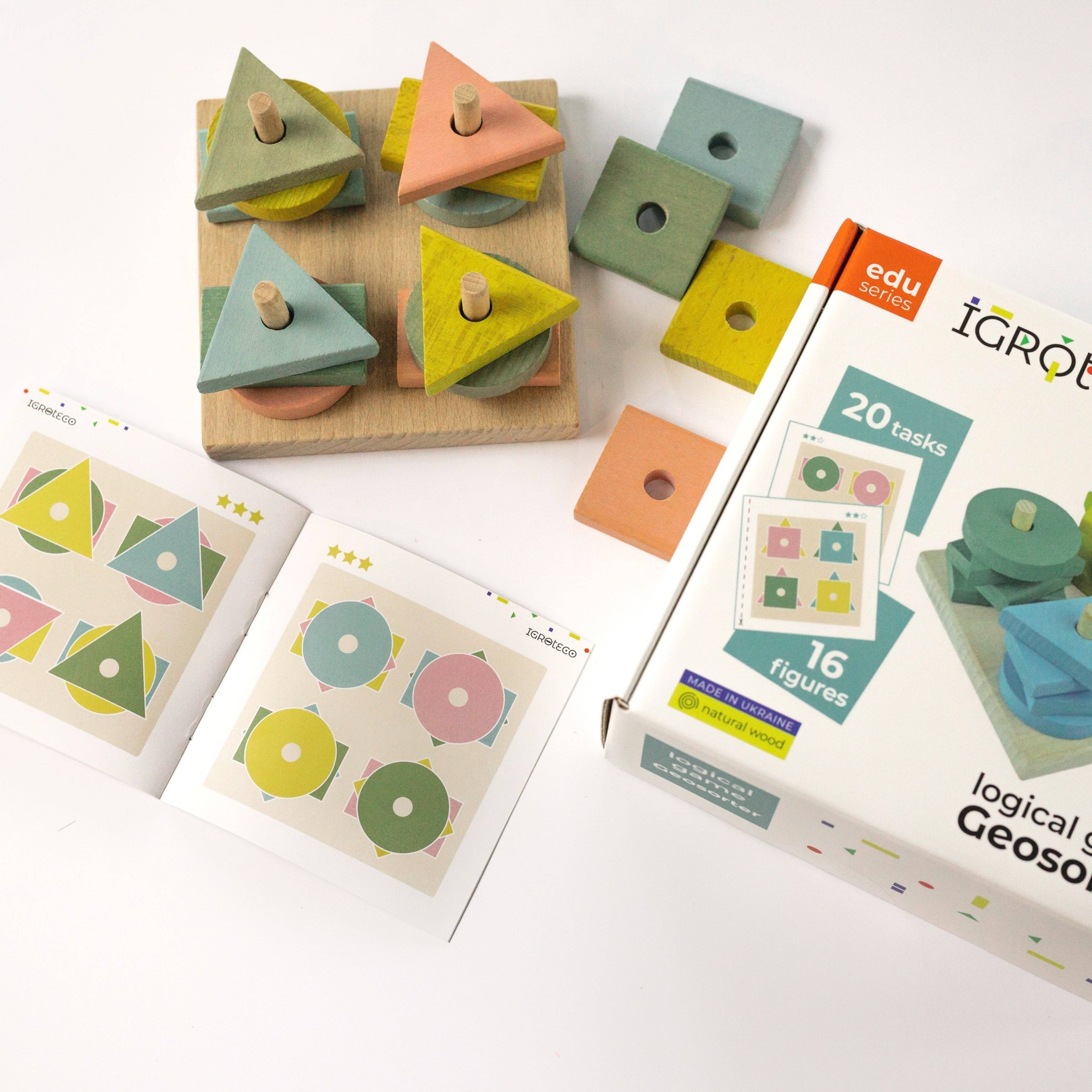 Fainotoys - Wholesale Wood Toy - Kids - Igroteco Wooden Geosorter — Made in Ukraine1