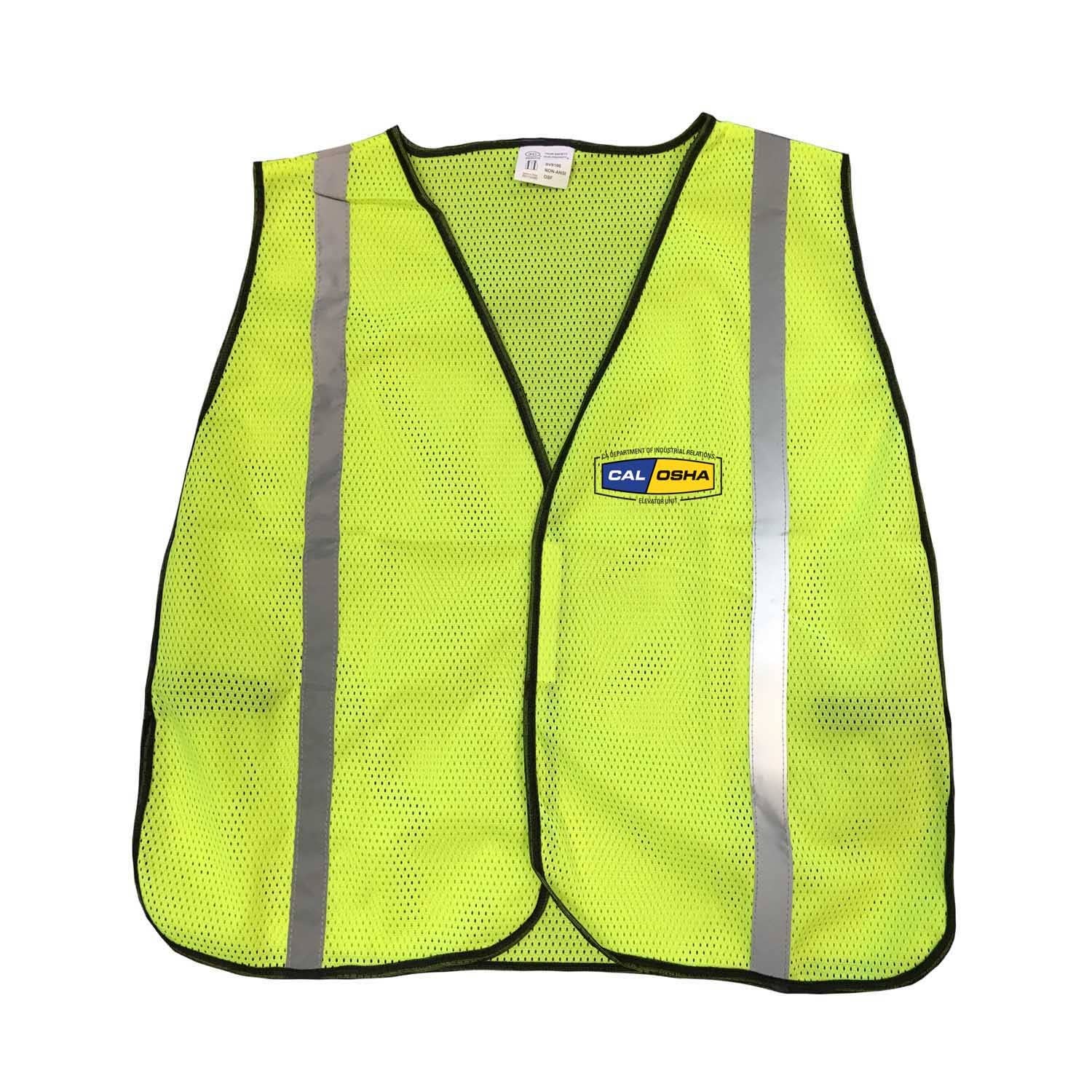 3C Products – wholesale Safety vest – Unisex – SV9100 Poly Mesh Safety Vest Neon Green/ Yellow3