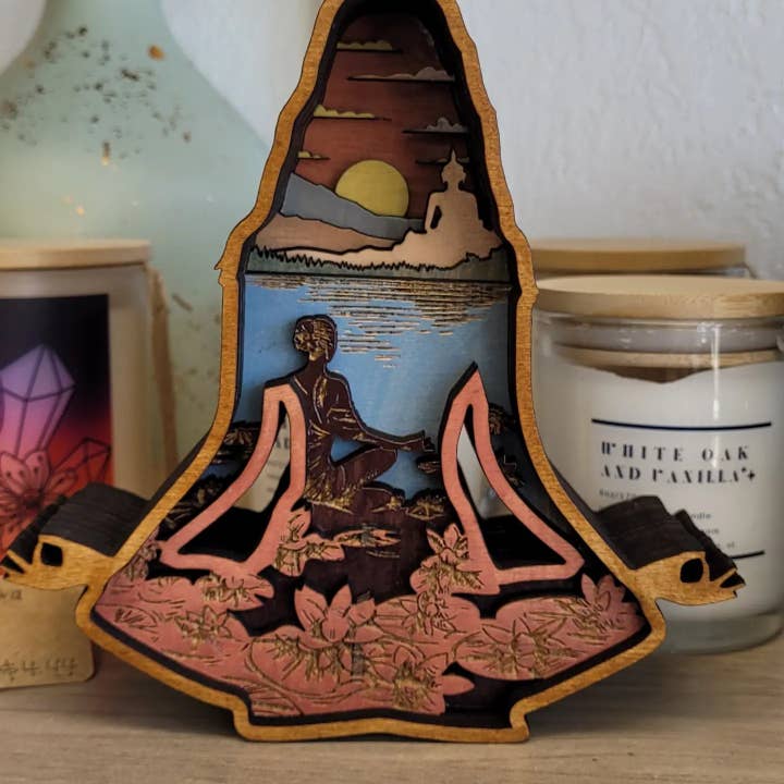Jorgie Spark - Wholesale Decorative Tabletop Object - Meditation Lady1