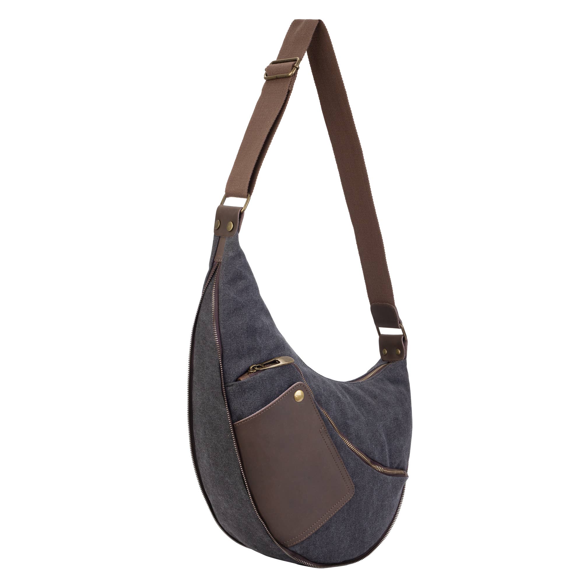 ZEDE PARIS - Vente Sac porté épaule – femme - ANVERS - Sac Bandoulière - Toile et cuir12