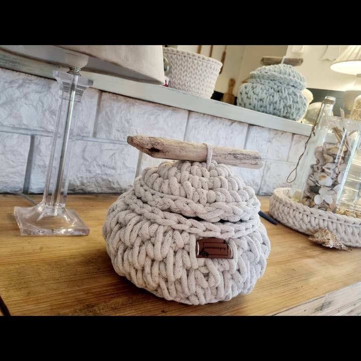 Naturalmarjory - Vente Décorations de table - Bonbonniere crochet
