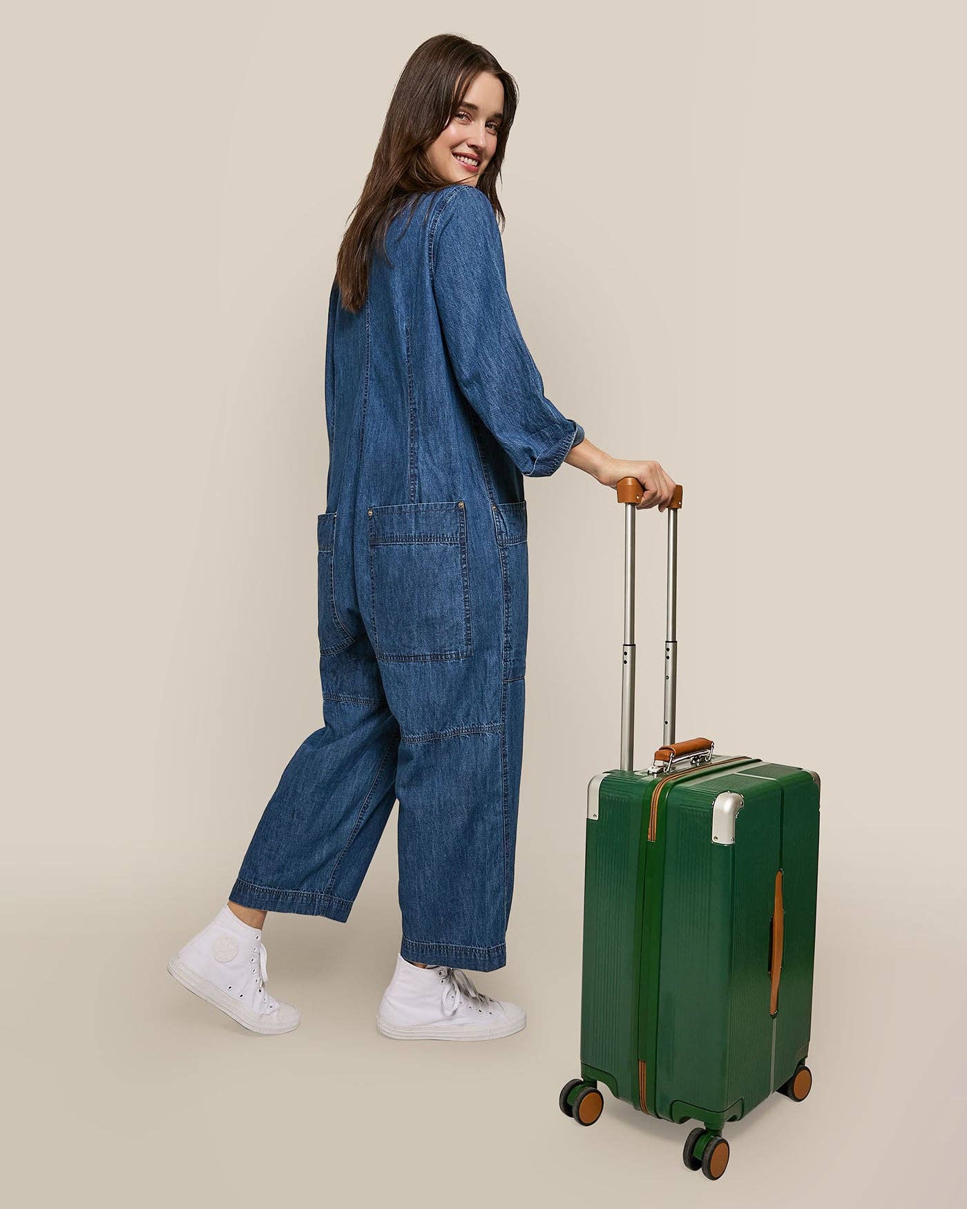 American Leather Co – wholesale Resväskor – Forever Fly 20 tum kabinväskan med hårdskal2