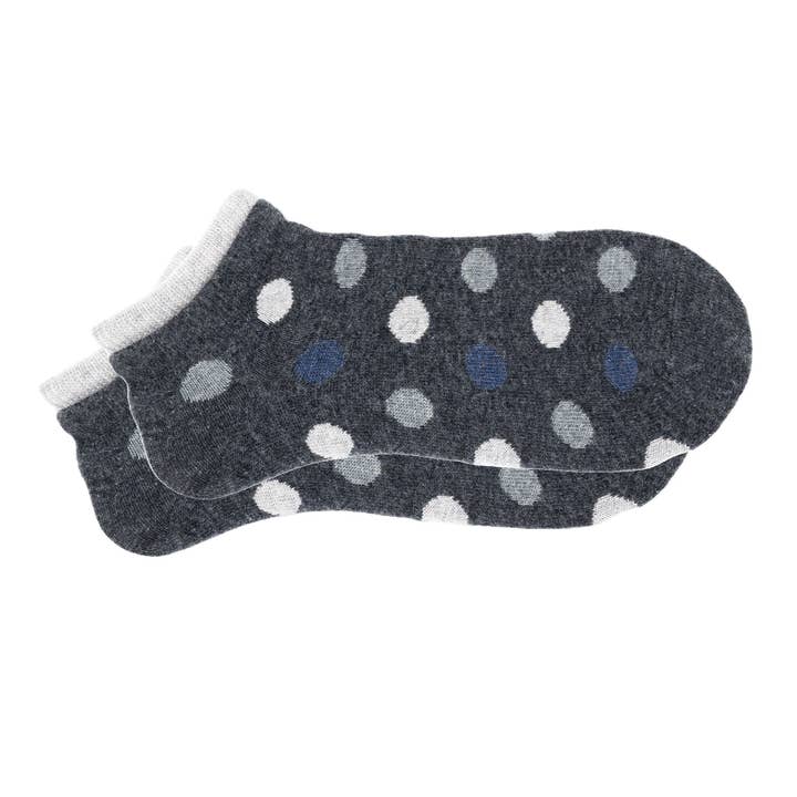 iLux - Wholesale Socks - Women's - Pedotta - Cashmere Silk Dotted Sneaker Sock1