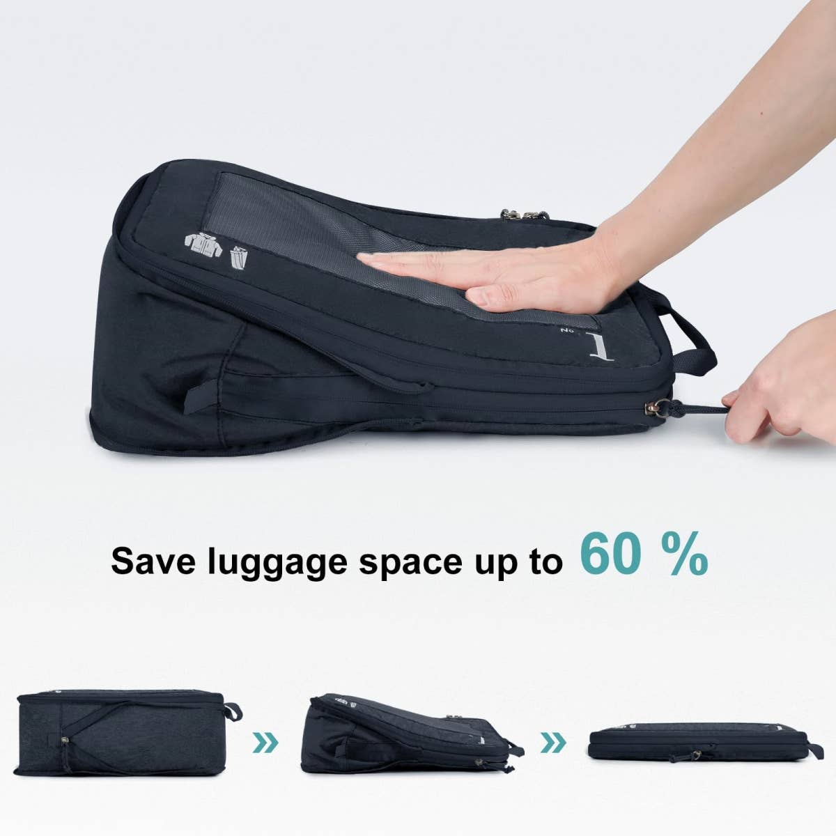 wandf - Wholesale Travel Set - 5 Set Compression Packing Cubes for Suitcases Organiser Bags11