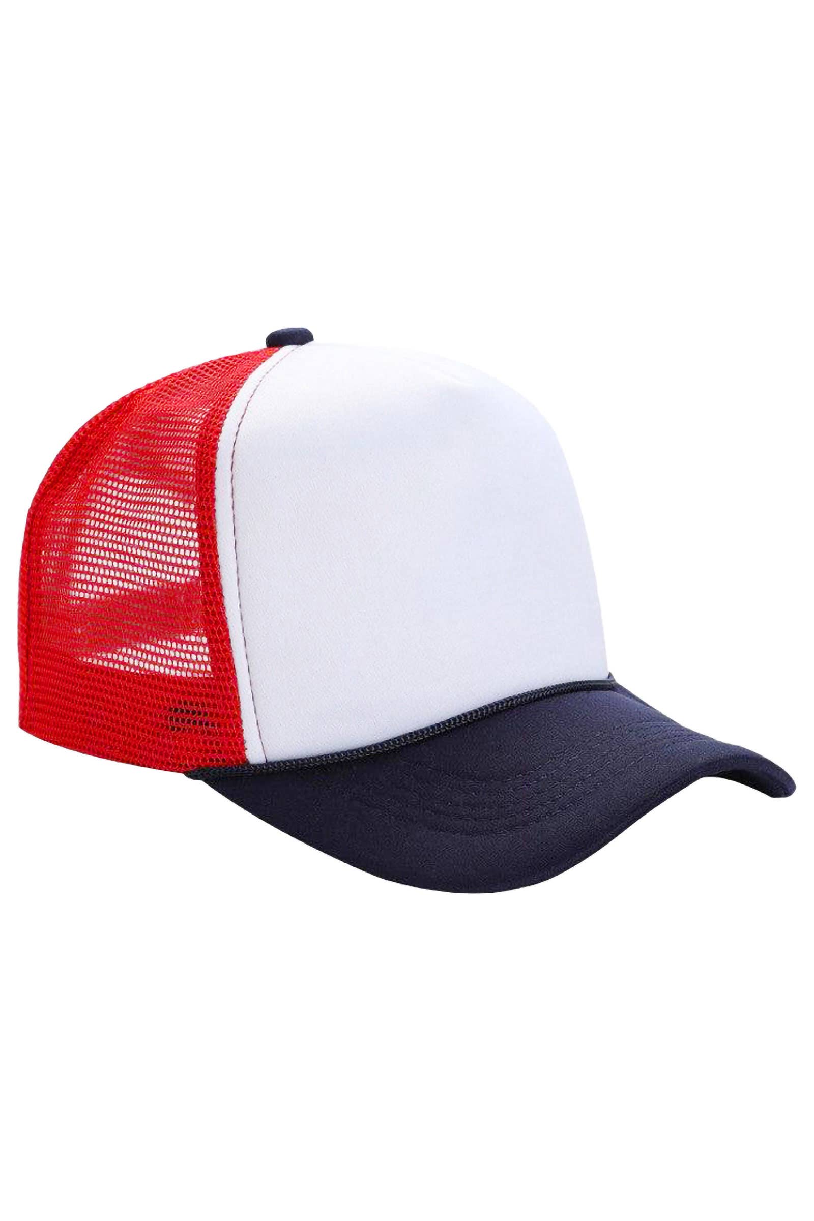 Cap Zone – boné - Mulher por atacado – Chapéu de caminhoneiro de espuma de cinco painéis multitons15