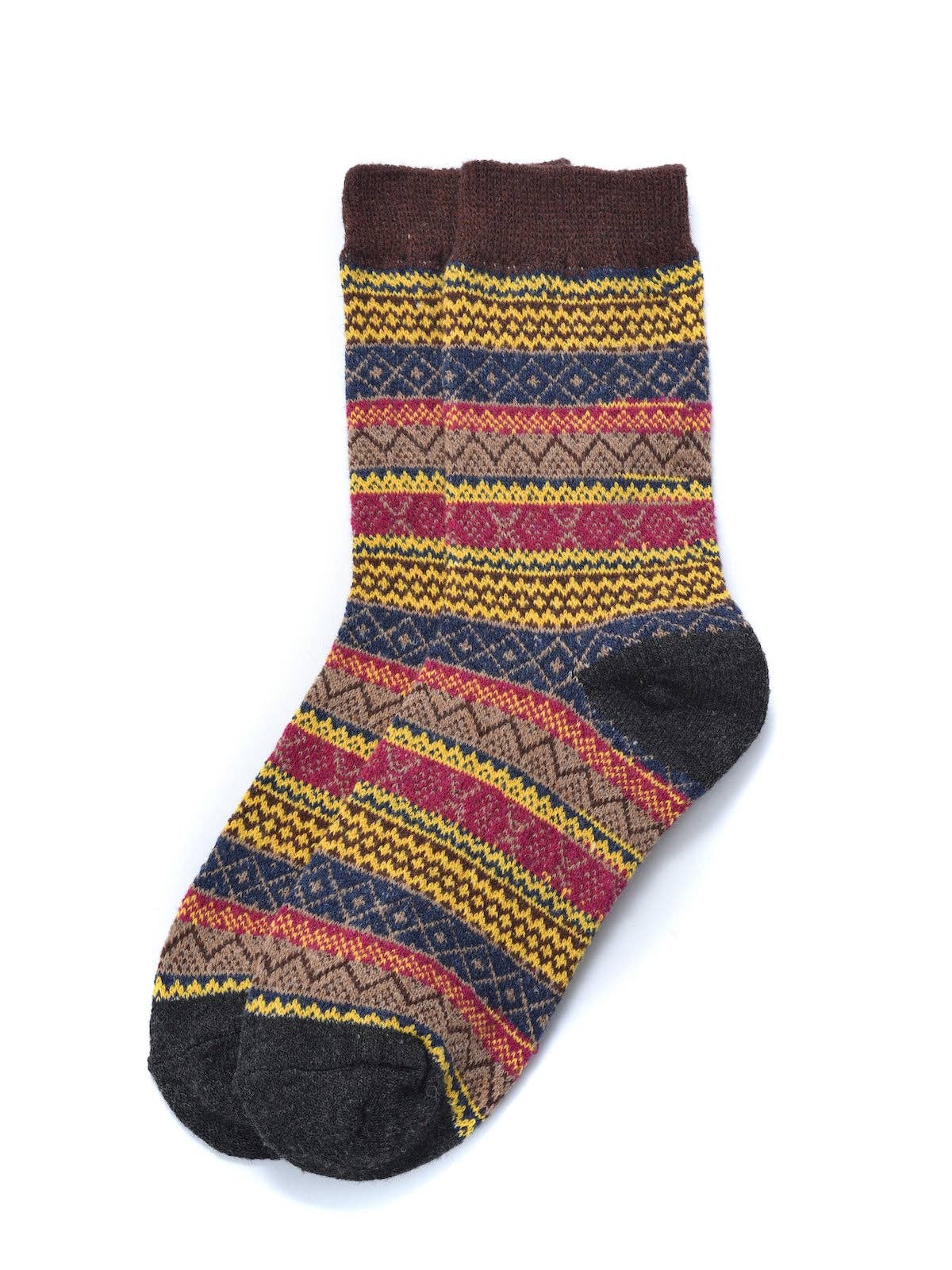 Funkyrel® Atzbranding Limited - Wholesale Socks – Women's - Rufia - 5 Pairs Bohemian Style Wool-Blend Socks4