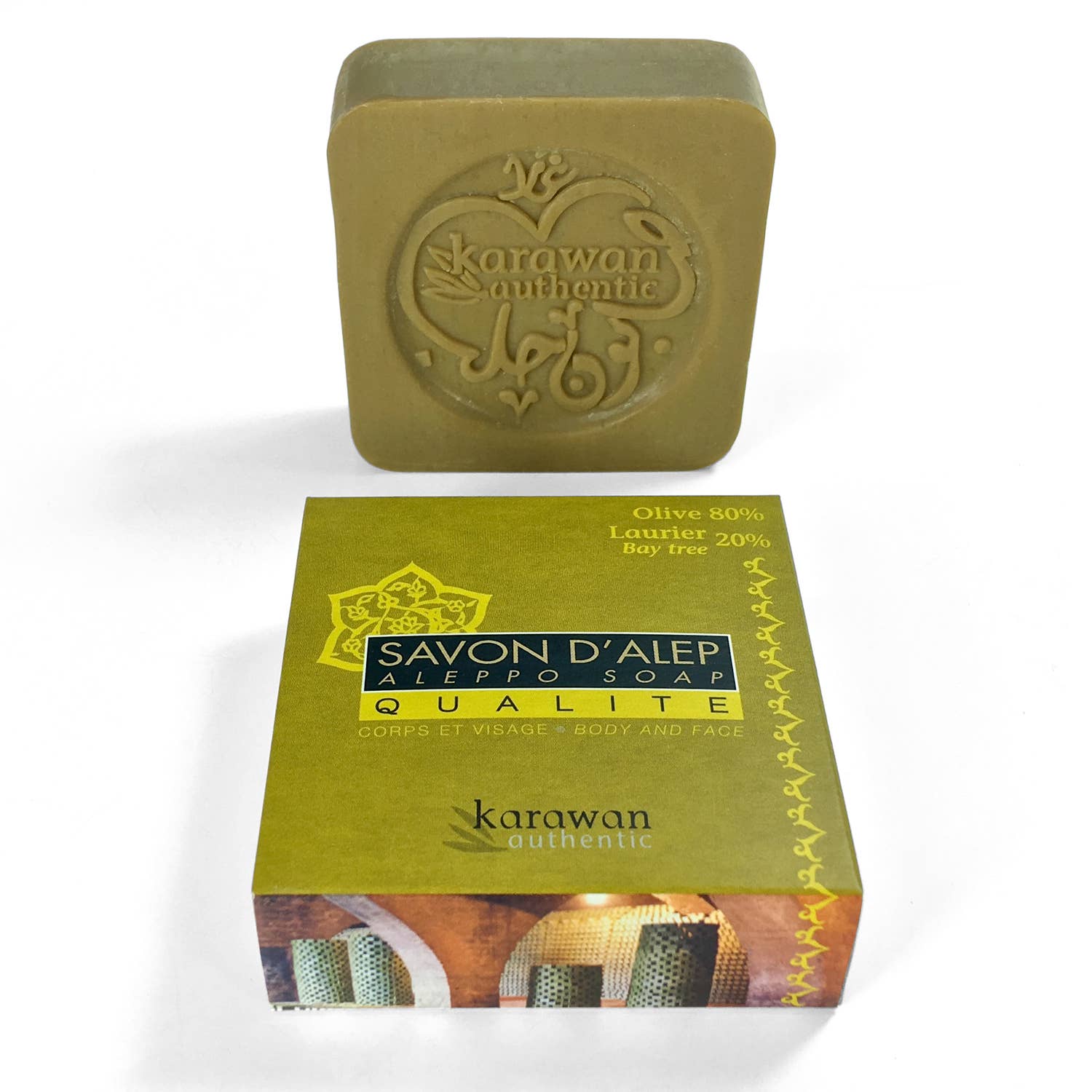 Karawan Authentic - Vente Pains de savon - SAVON D'ALEP QUALITÉ - HUILE D'OLIVE 80% ET DE LAURIER 20%7