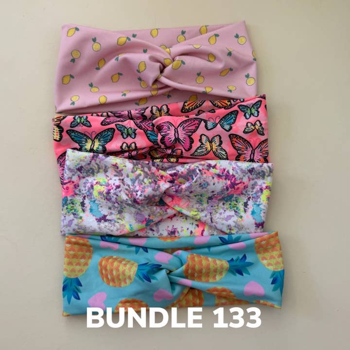 SMALL TWIST HEADBANDS ~ BUNDLE #133 for wholesale by Tyed ‘N Knots