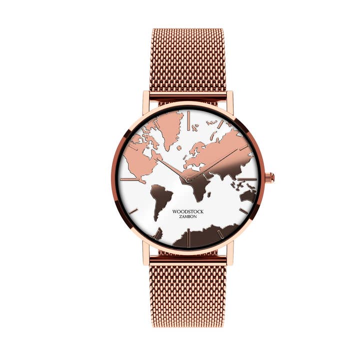 Sunset White Waterproof Watch - Limited Edition for wholesale by Woodstock Zambon