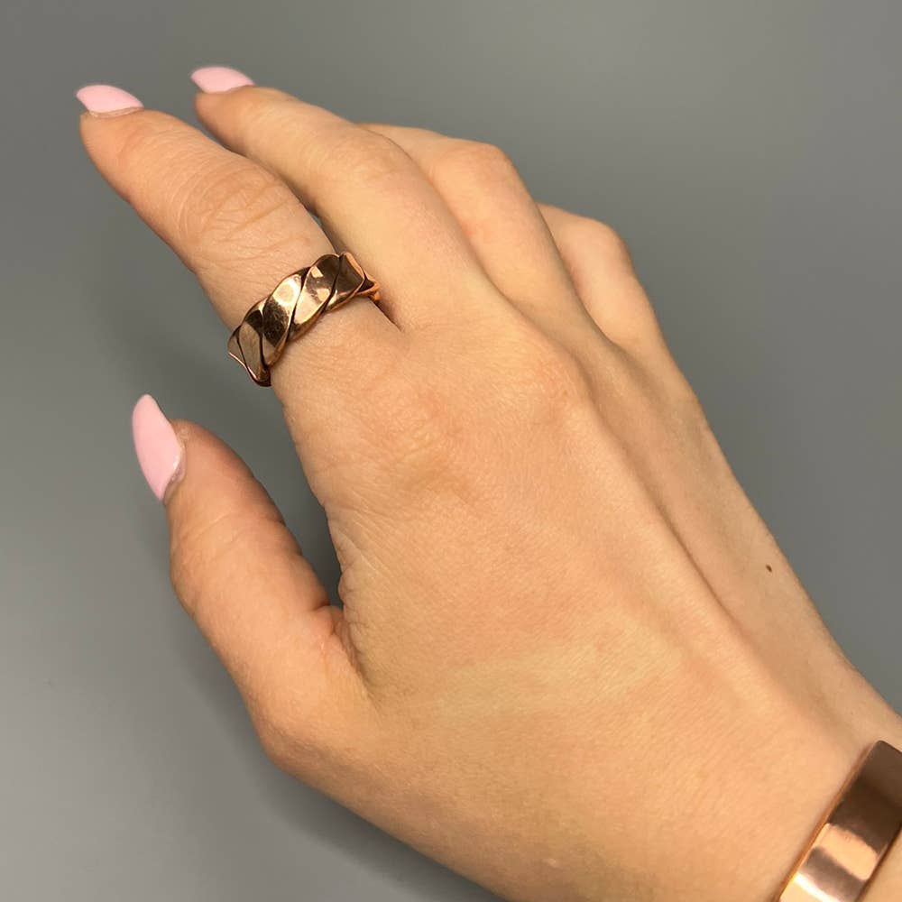 VIE – wholesale Band/stacked ring – Copper Rings40