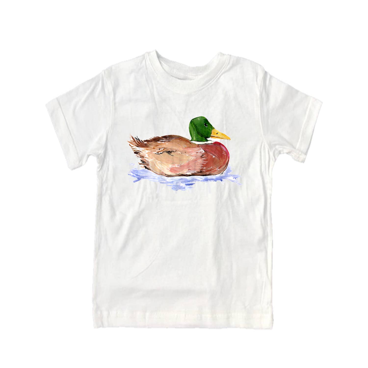 Designs By Beverly, LLC - Wholesale Screen Printed T-Shirt - Kids - Cotton Tee Shirt Short Sleeve 316 Mallard