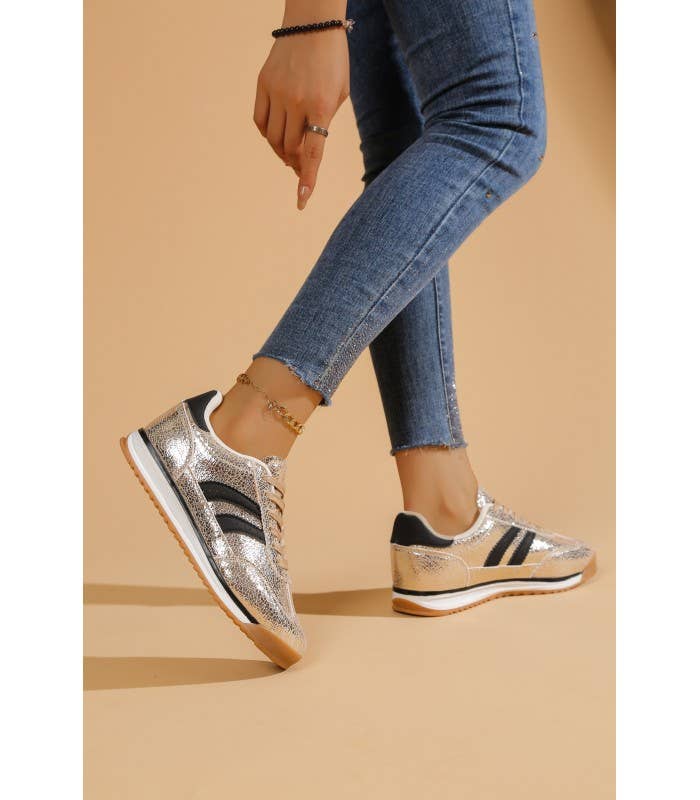 SWEET MAGIC SHOES & BAGS - Wholesale Lifestyle Sneakers - Women's - CASUAL SUEDE SNEAKER WITH RUBBER SOLE1