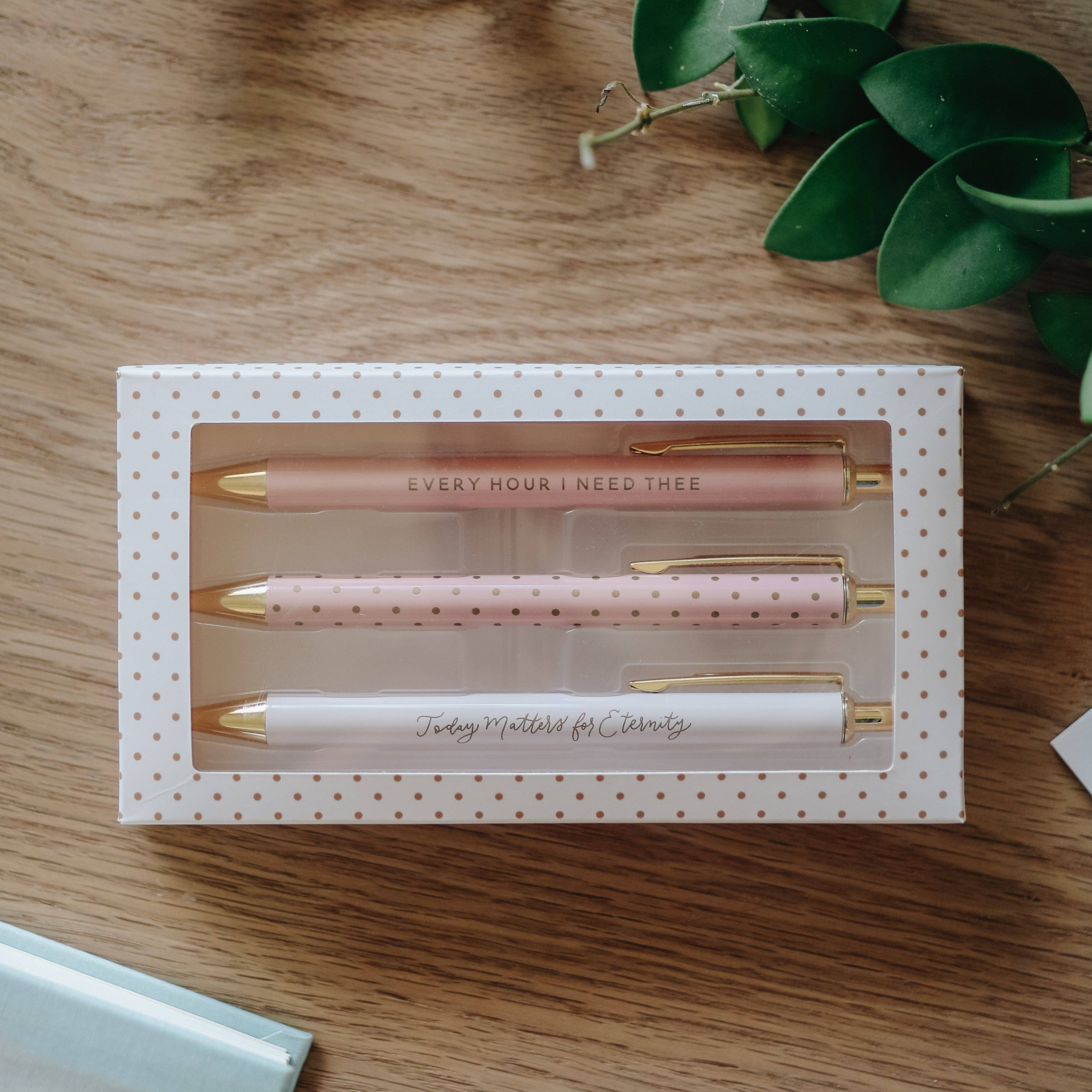 The Daily Grace Co - Wholesale Pen - Blush Pen Set1