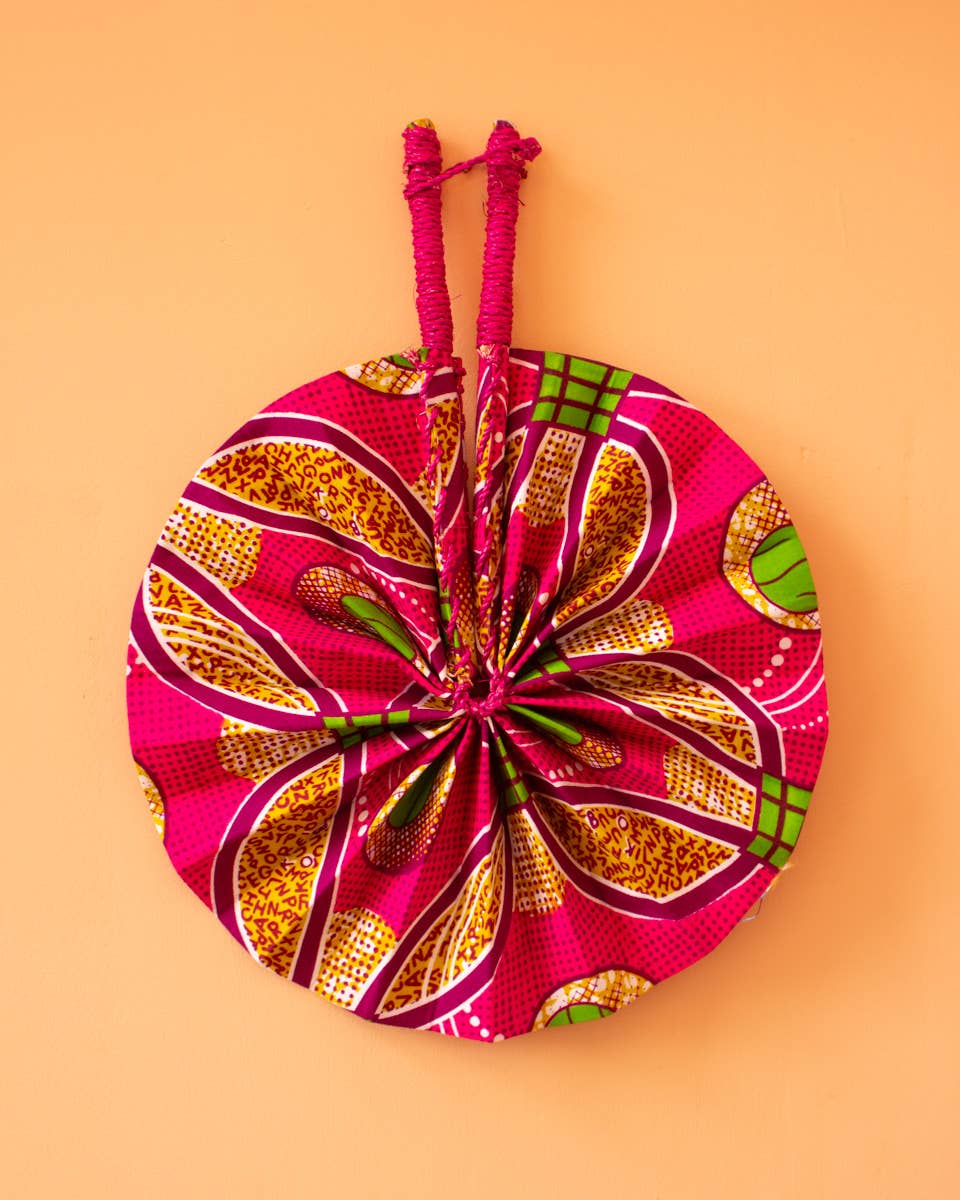 AARVEN – Großhandel 3D-Wandkunst – Ghanaische Stofffächer – 6er-Pack5